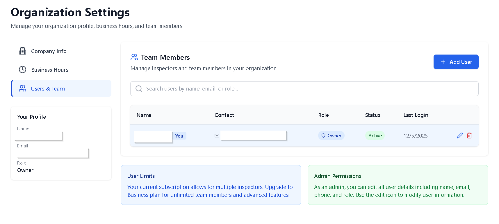 InspectForge - Screenshot 5 showing product features and functionality