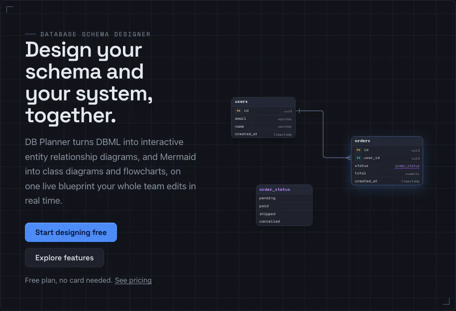 DB Planner screenshot