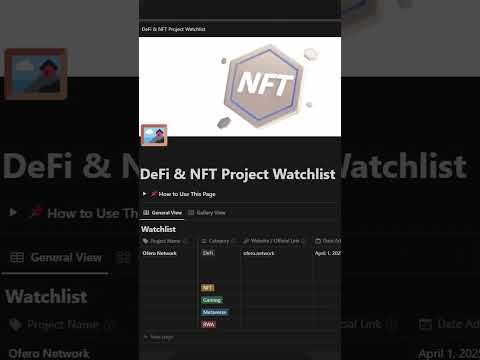 Notion Blockchain Template gallery image