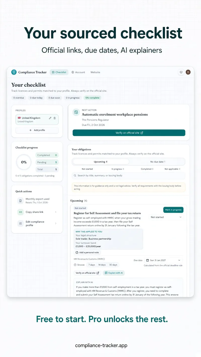 Compliance Tracker screenshot 5