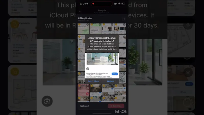 Screenshot Cleanup AI screenshot 1 (video preview)