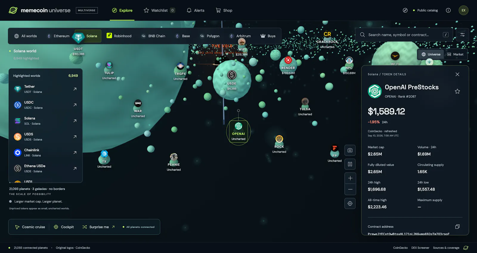 Memecoin Universe  screenshot 3