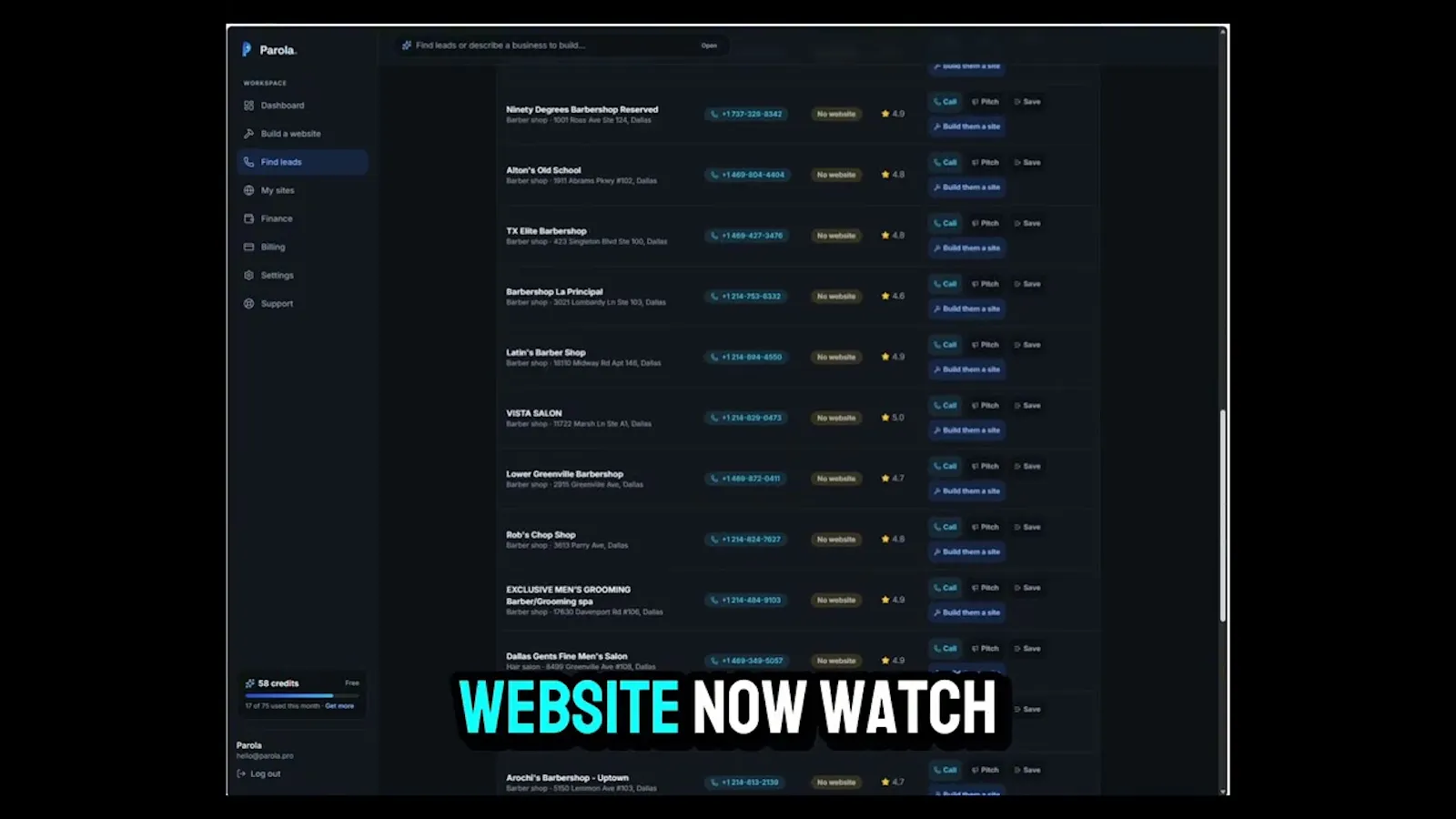Parola screenshot 1 (video preview)