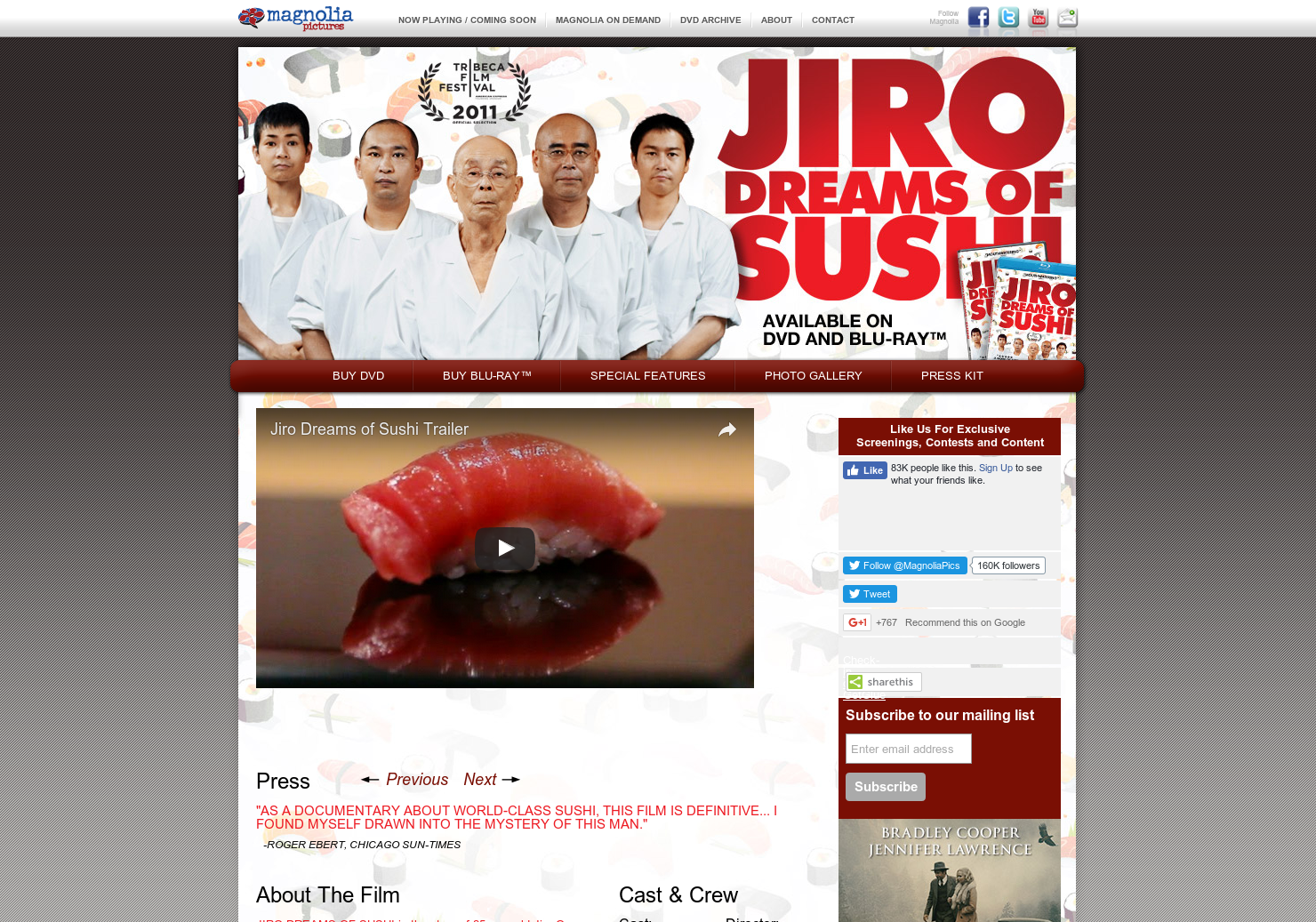Jiro Dreams of Sushi