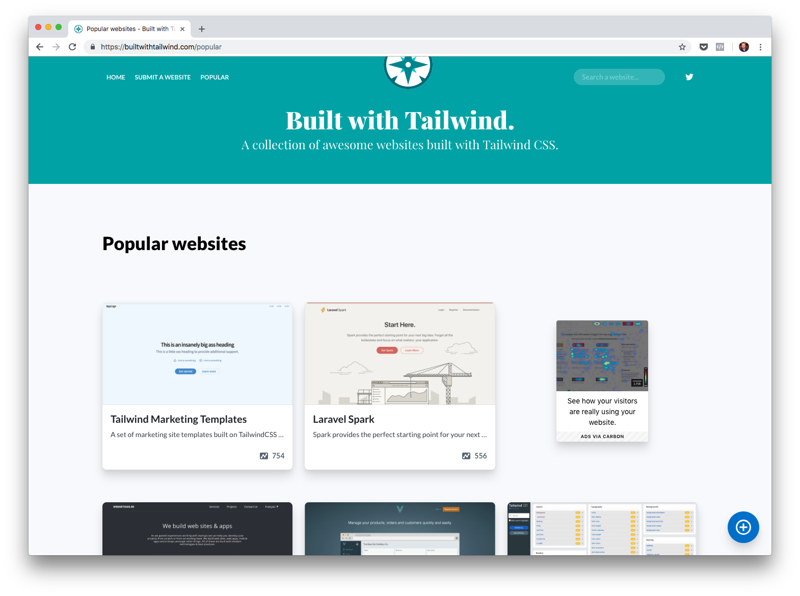 Built with Tailwind gallery image