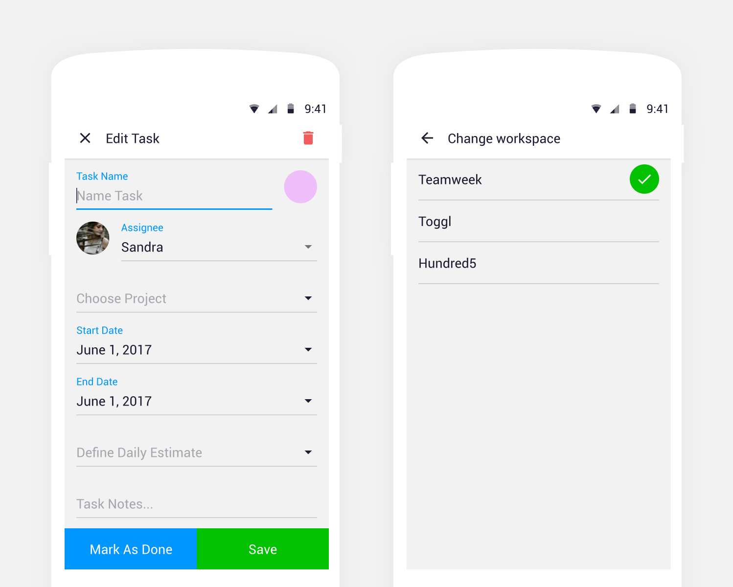 Teamweek for Android gallery image