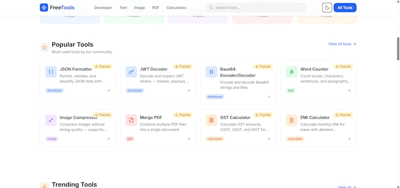 FreeTools screenshot 1