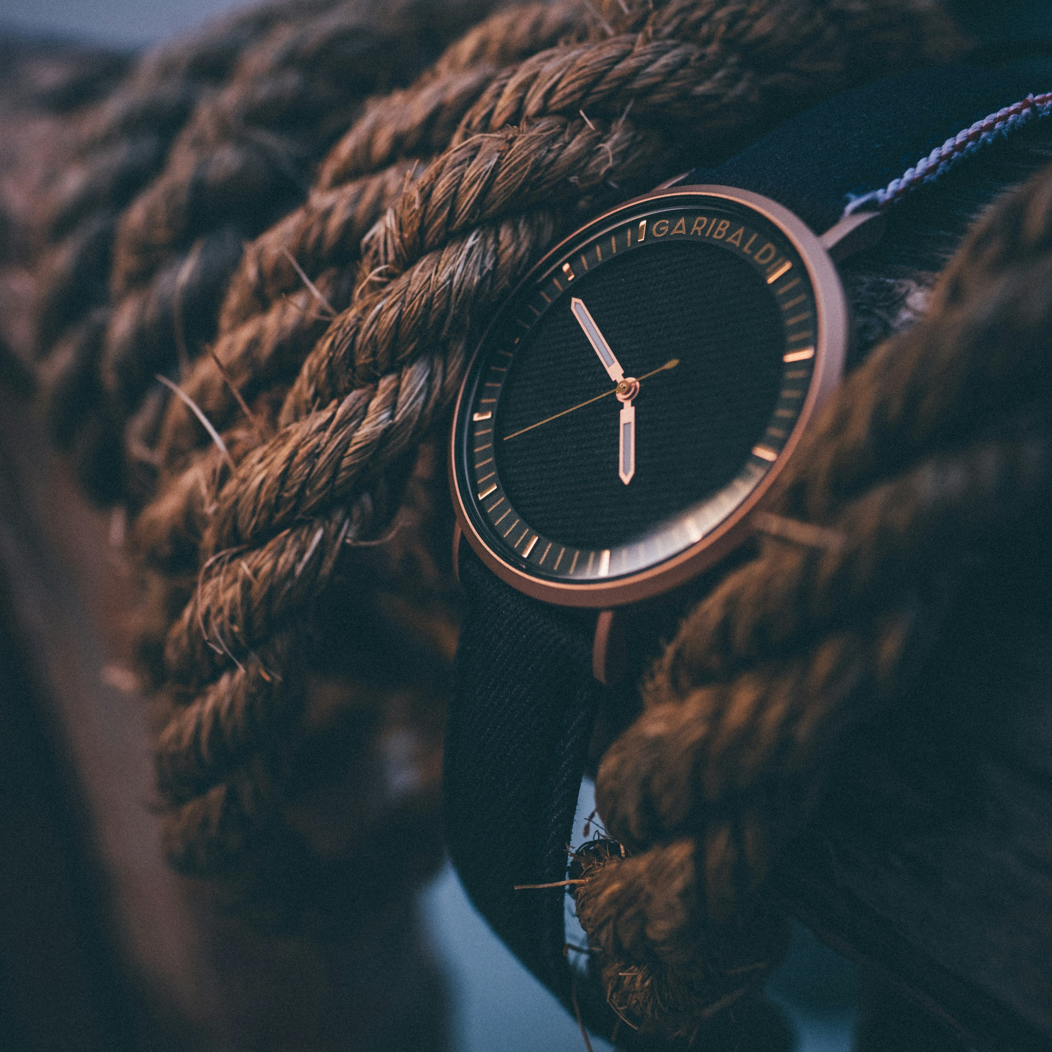 World's Thinnest Denim Watch: GARIBALDI