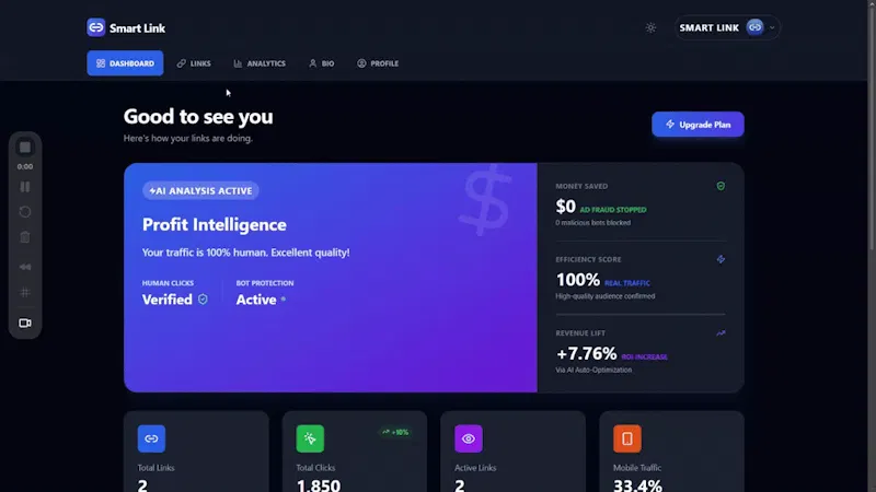 Smart Link screenshot 1 (video preview)
