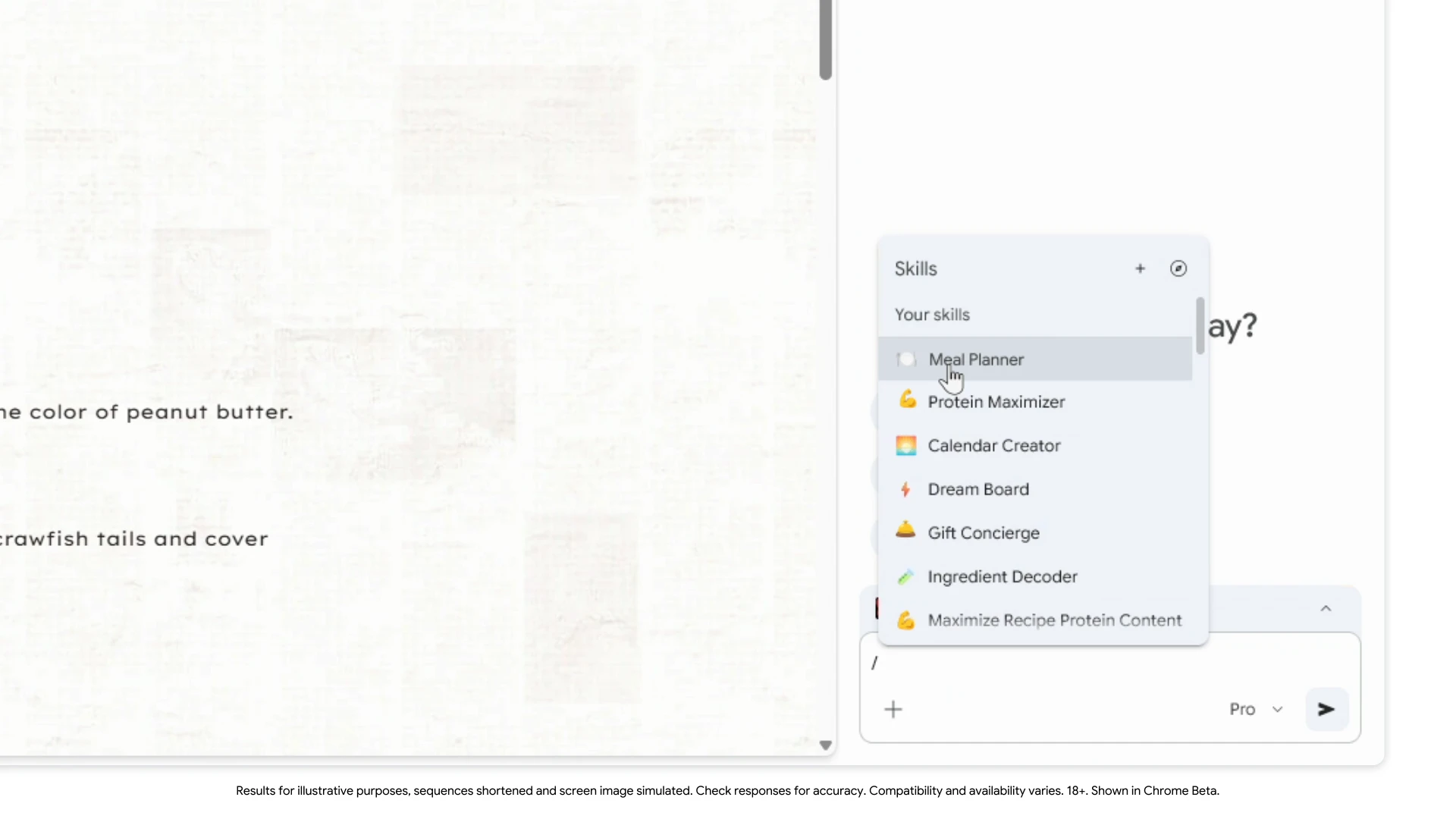 Google Chrome Skills screenshot 3