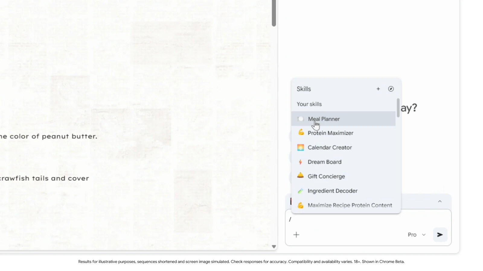 Google Chrome Skills screenshot 4