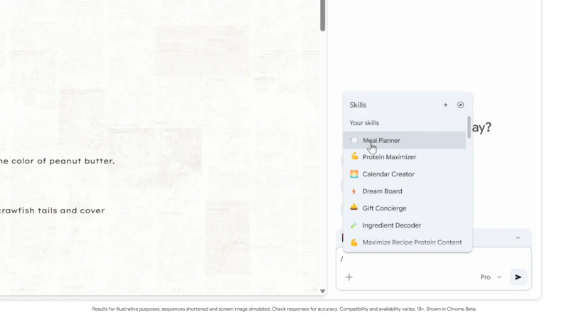 Google Chrome Skills screenshot 4