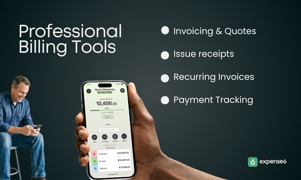 Expense6 - Screenshot 5 showing product features and functionality