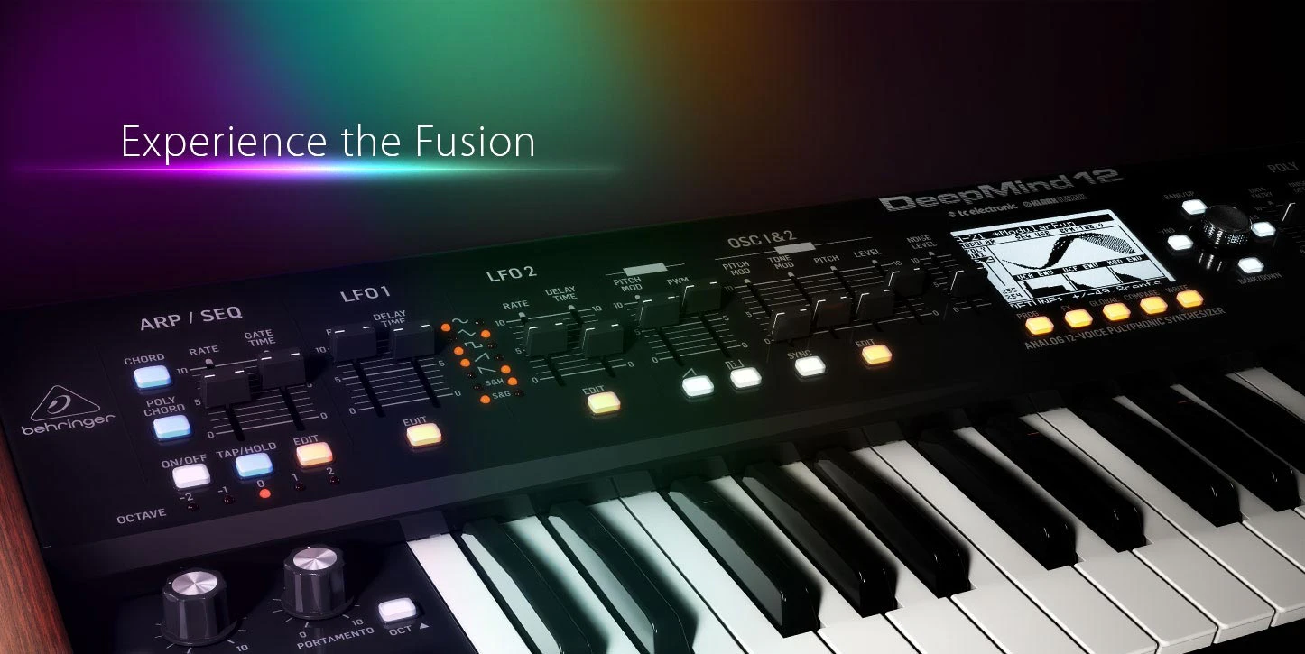 BEHRINGER DeepMind 12 49-key 12-voice Analog Synthesizer