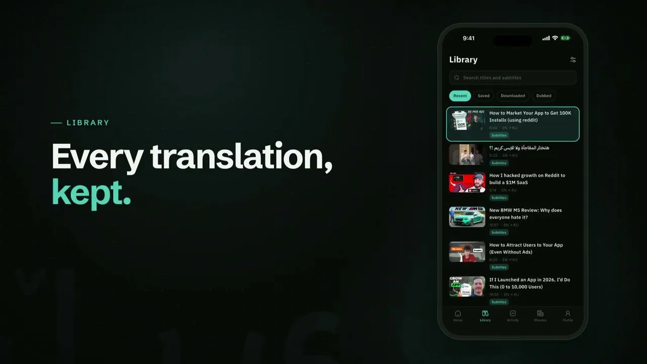 Veyra — Translate Youtube Videos gallery image
