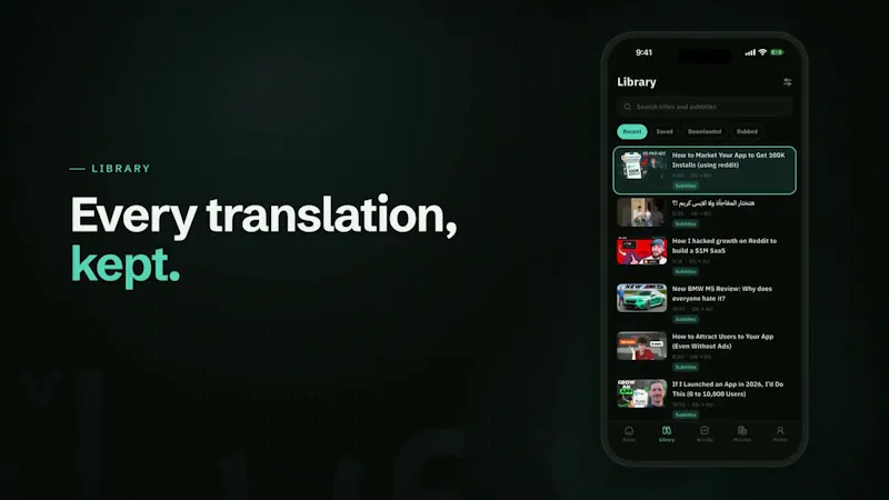 Veyra — Translate Youtube Videos screenshot 2 (video preview)