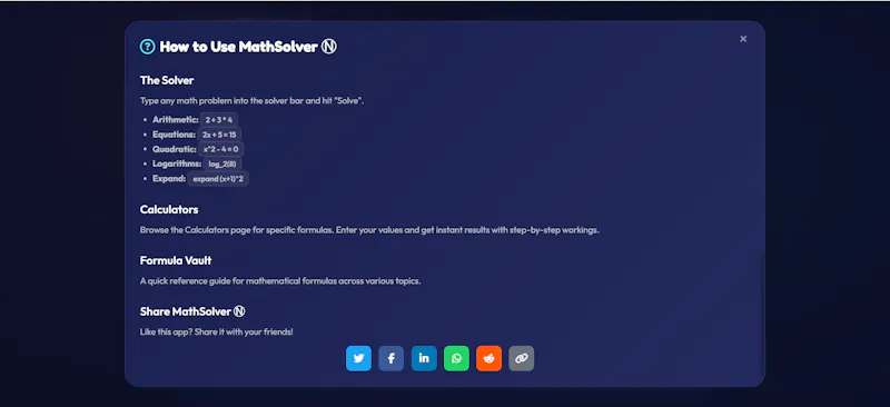 MathSolver Ⓝ - Solve Any Math Problem screenshot 3
