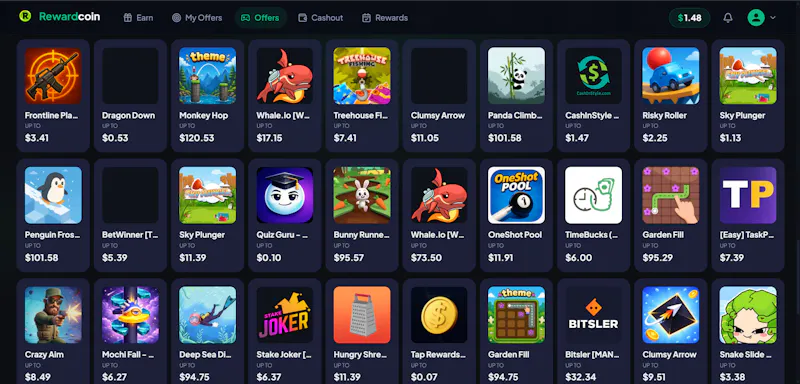 Rewardcoin screenshot 3