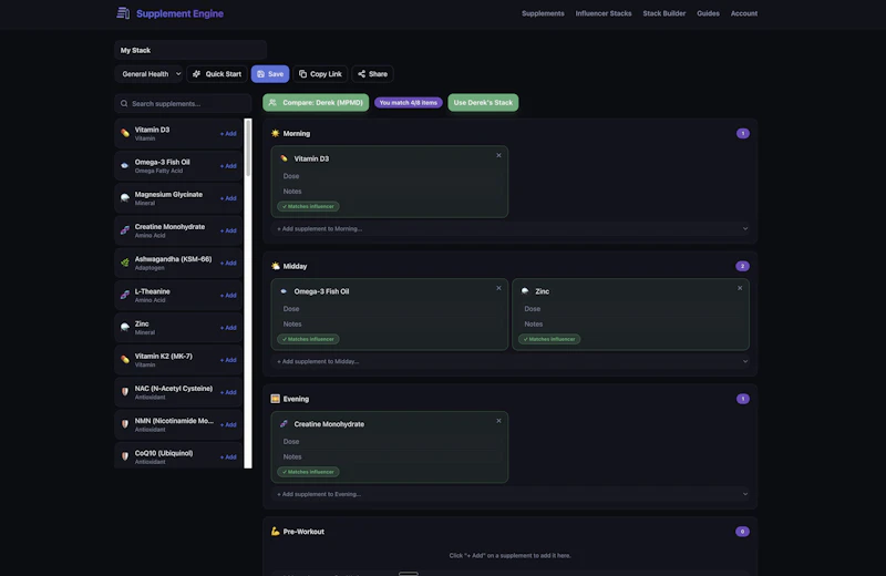 Supplement Engine screenshot 3