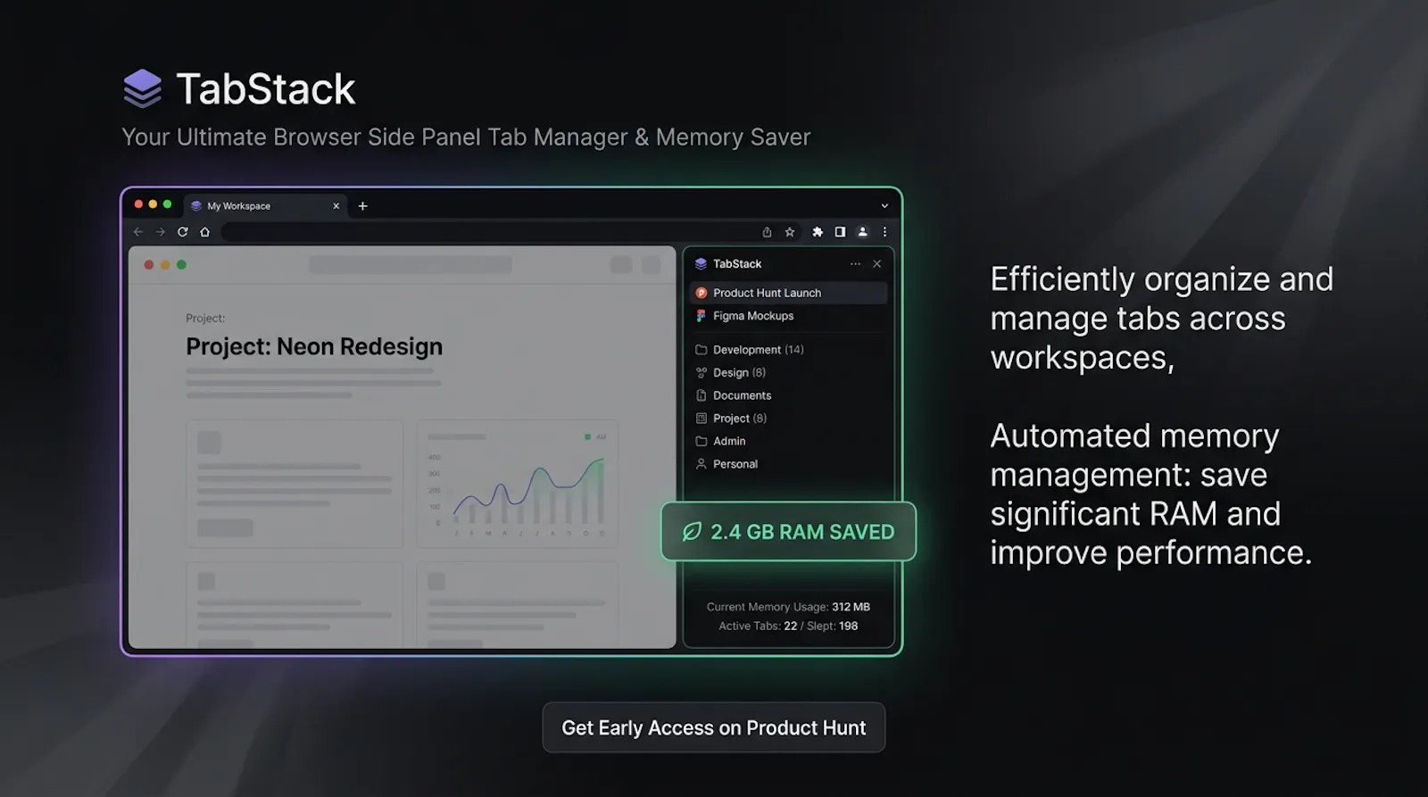 TabStack screenshot 1