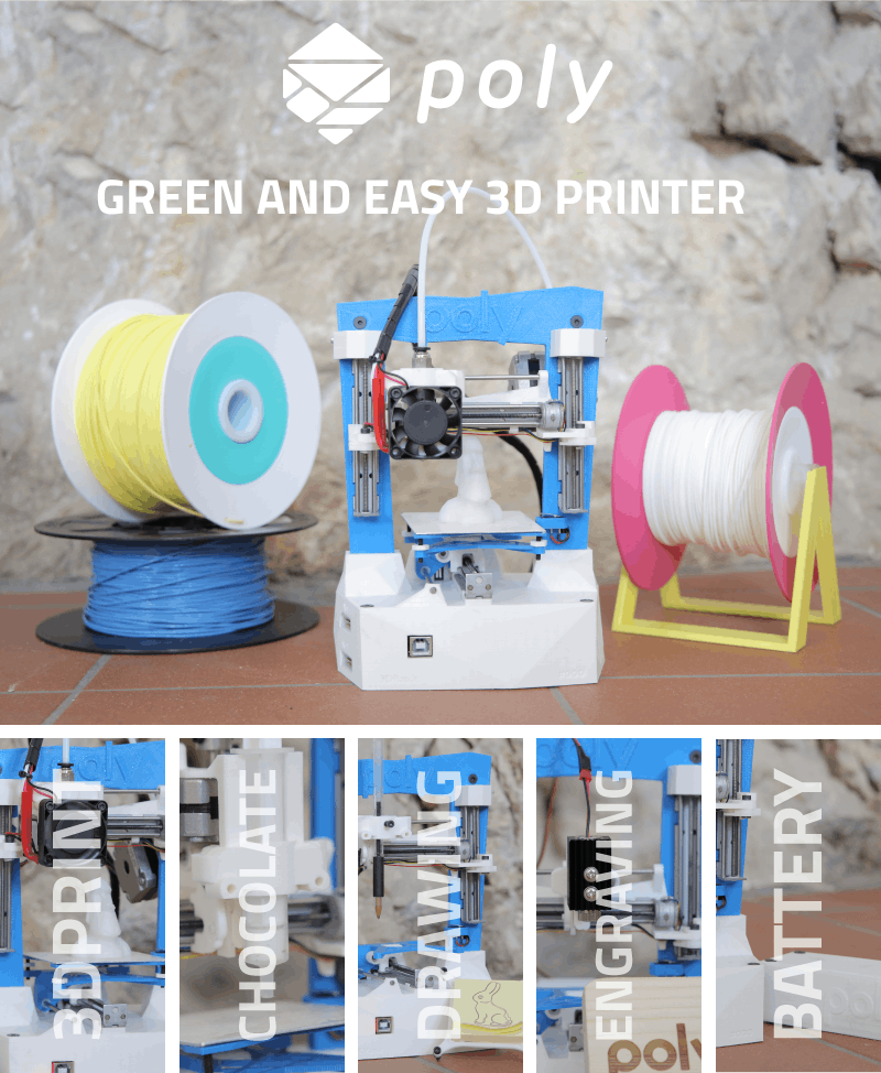 Poly 3D printer media 3