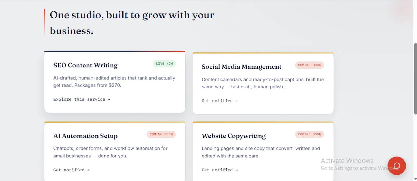 ready content screenshot 1