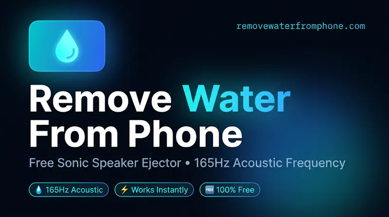 Remove Water From Phone screenshot 1