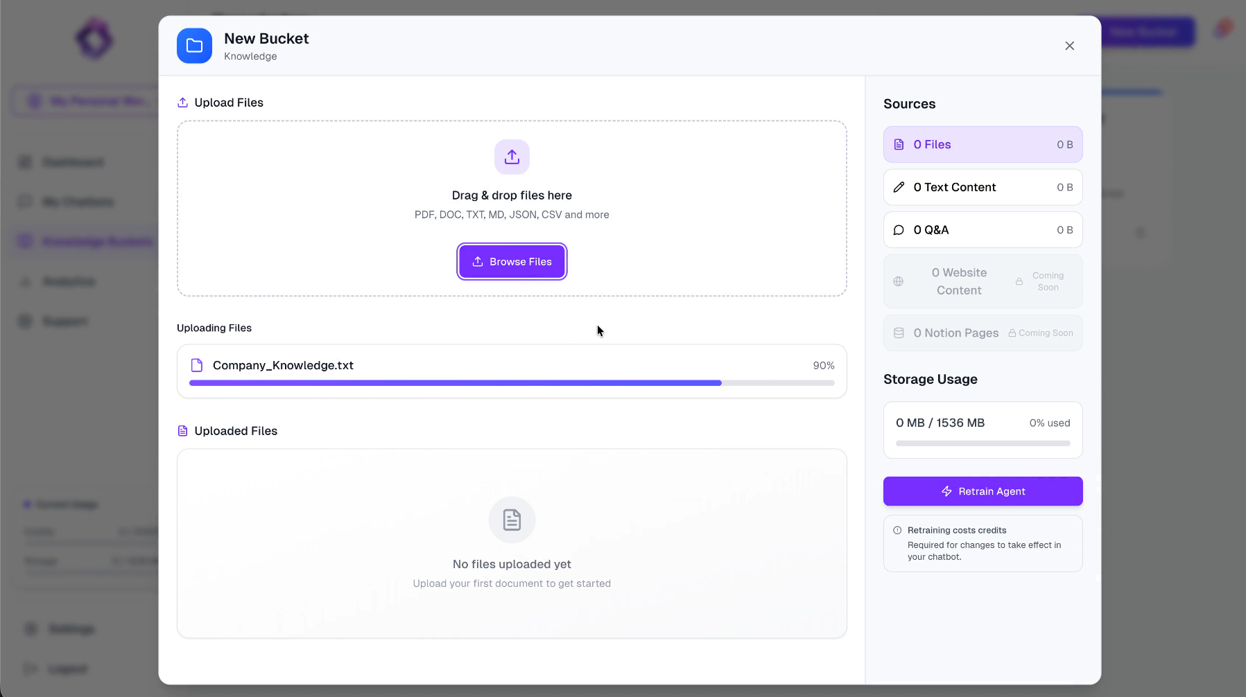 Texterz.ai: Create support in 10 Minutes - Screenshot 2 showing product features and functionality
