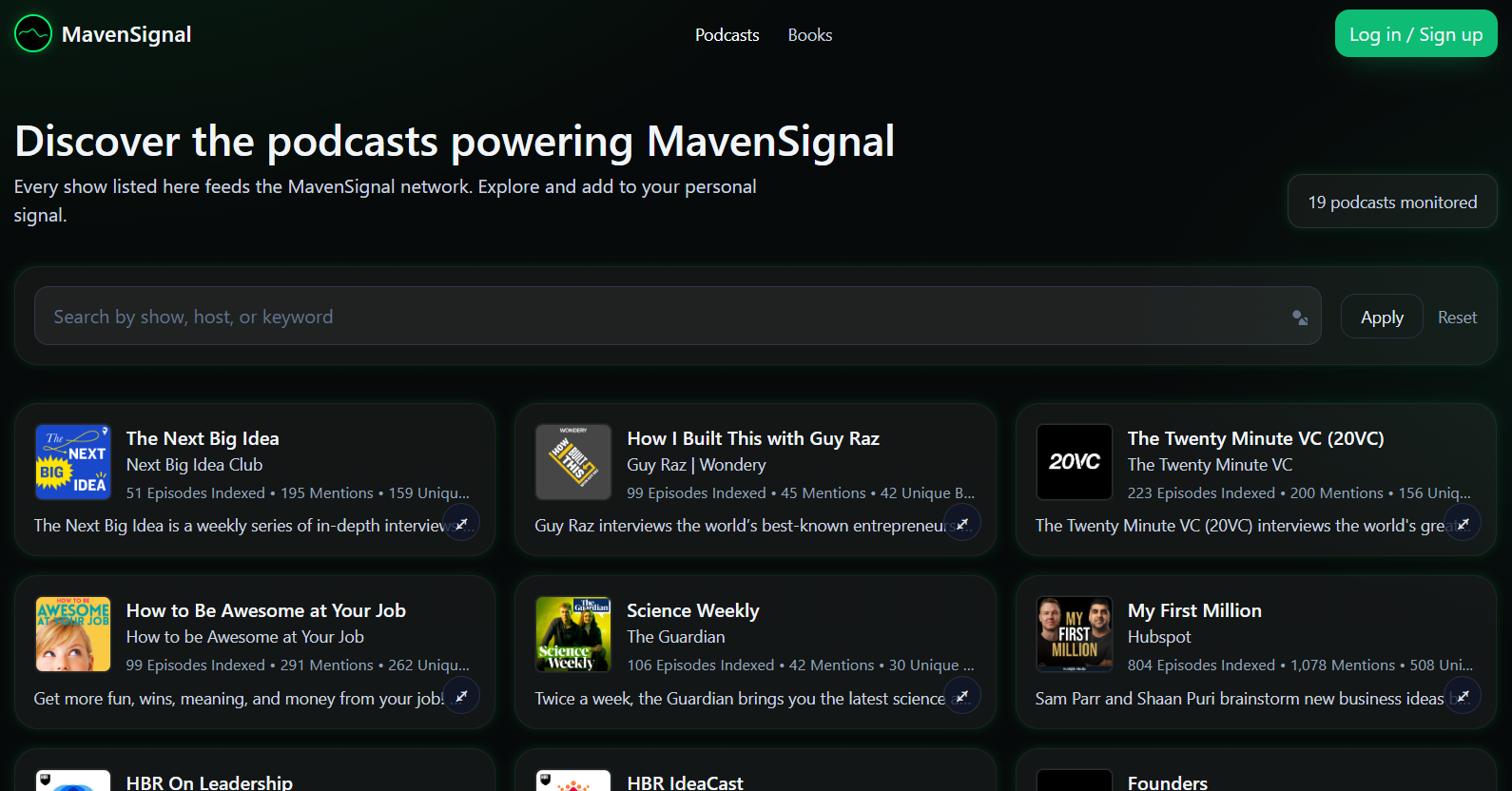 MavenSignal - Screenshot 2 preview