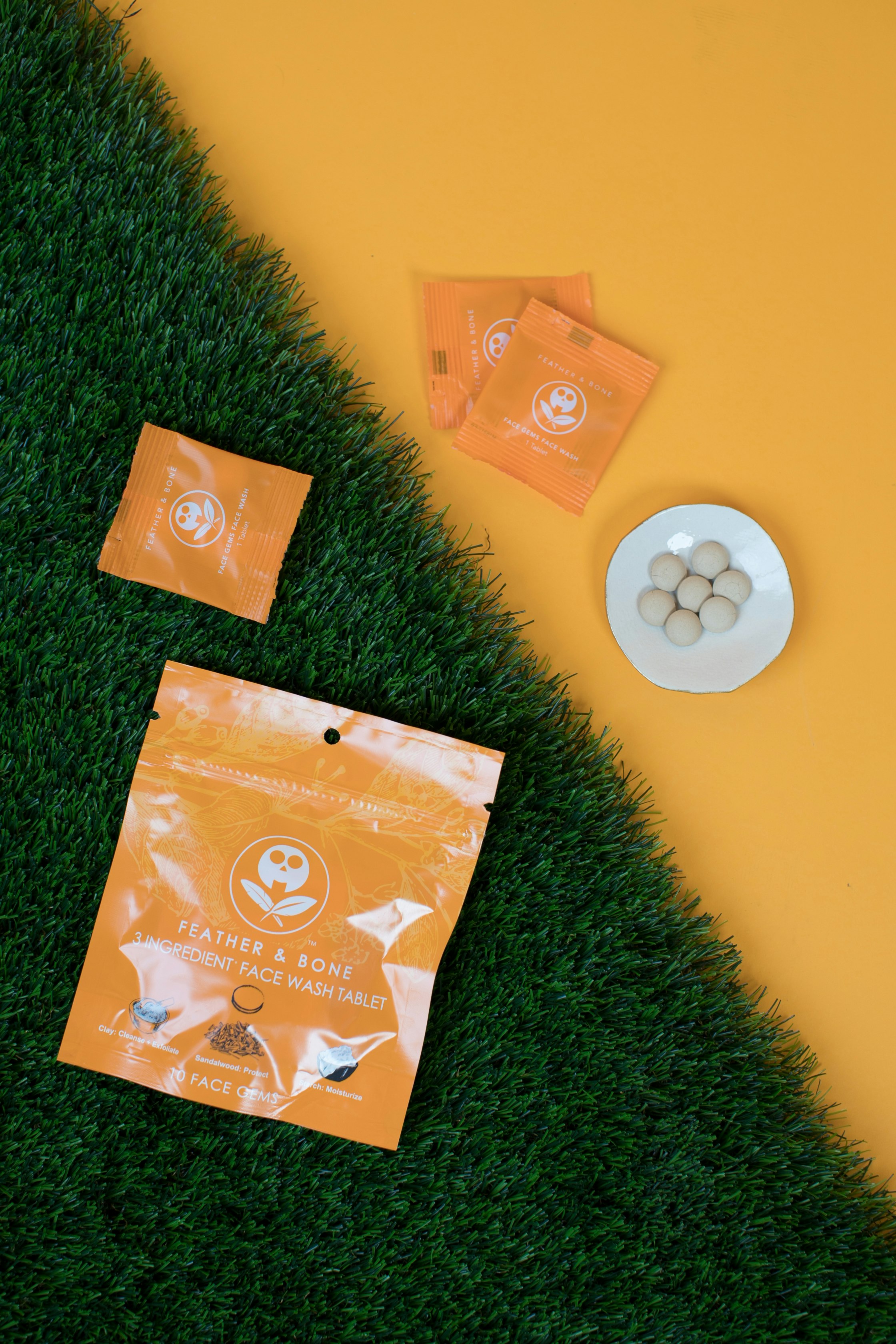 Feather & Bone Face Gems: Beauty and Happy Skin