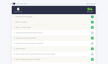Rice Purity Test gallery image