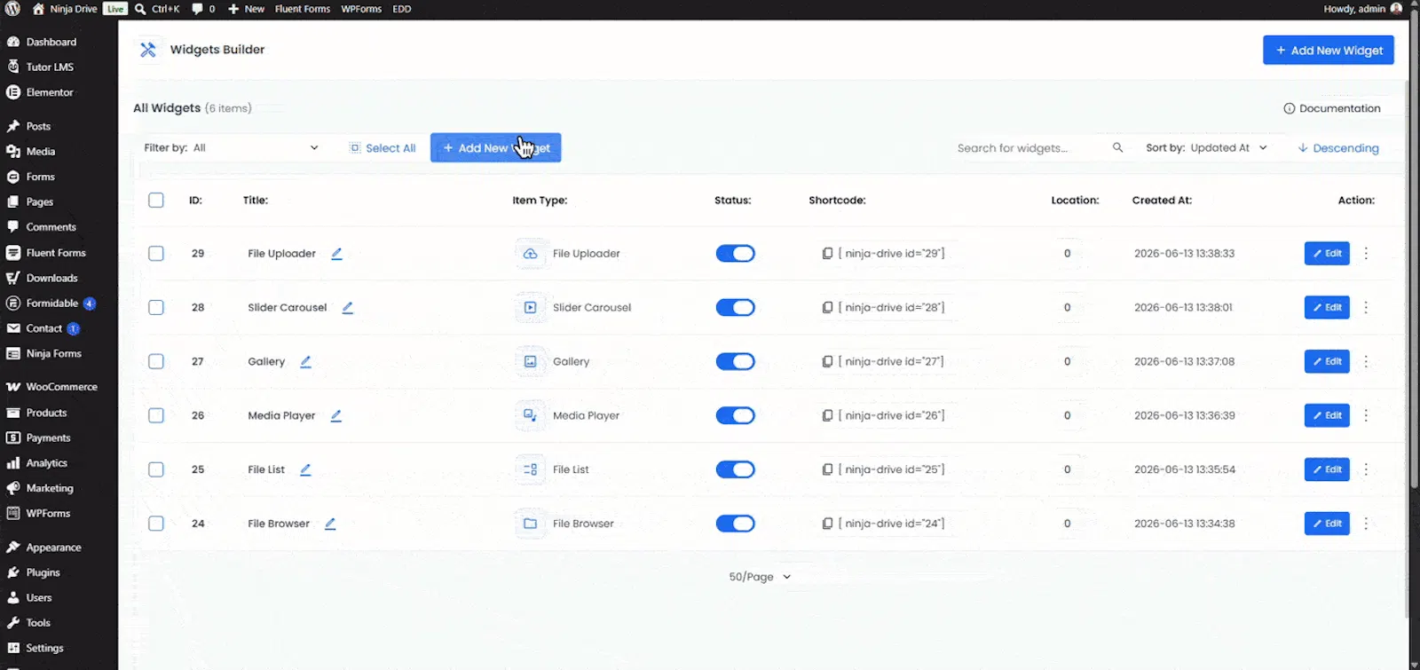Ninja Drive - Google Drive for WordPress screenshot 5