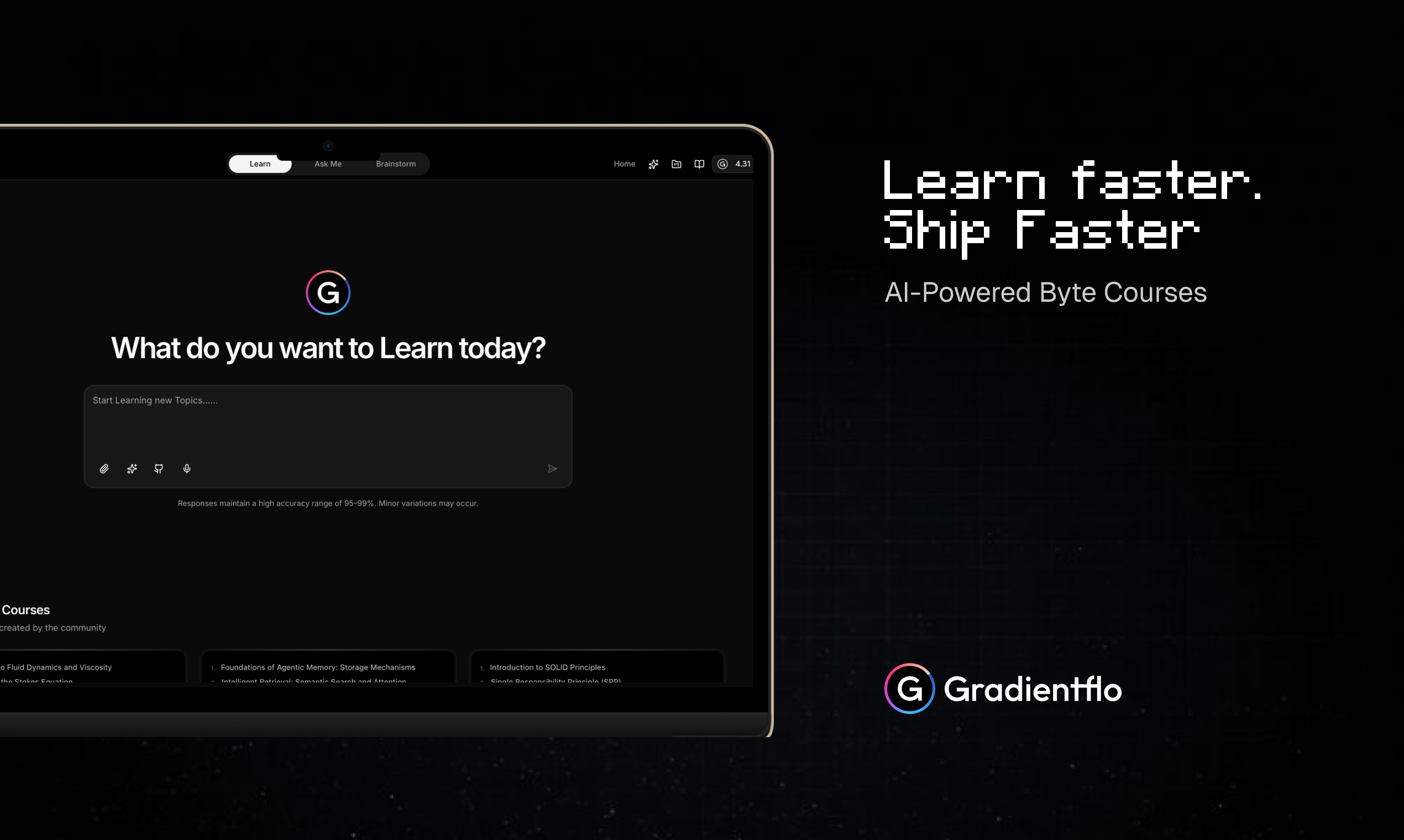 Gradientflo - Main product screenshot demonstrating key features and user interface