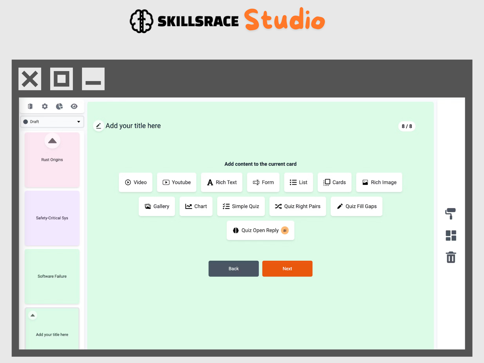 Mídia 3 de SkillsRace - Sistema de gerenciamento de aprendizagem que realmente motiva o aprendizado