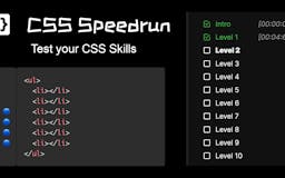 CSS Speedrun media 1