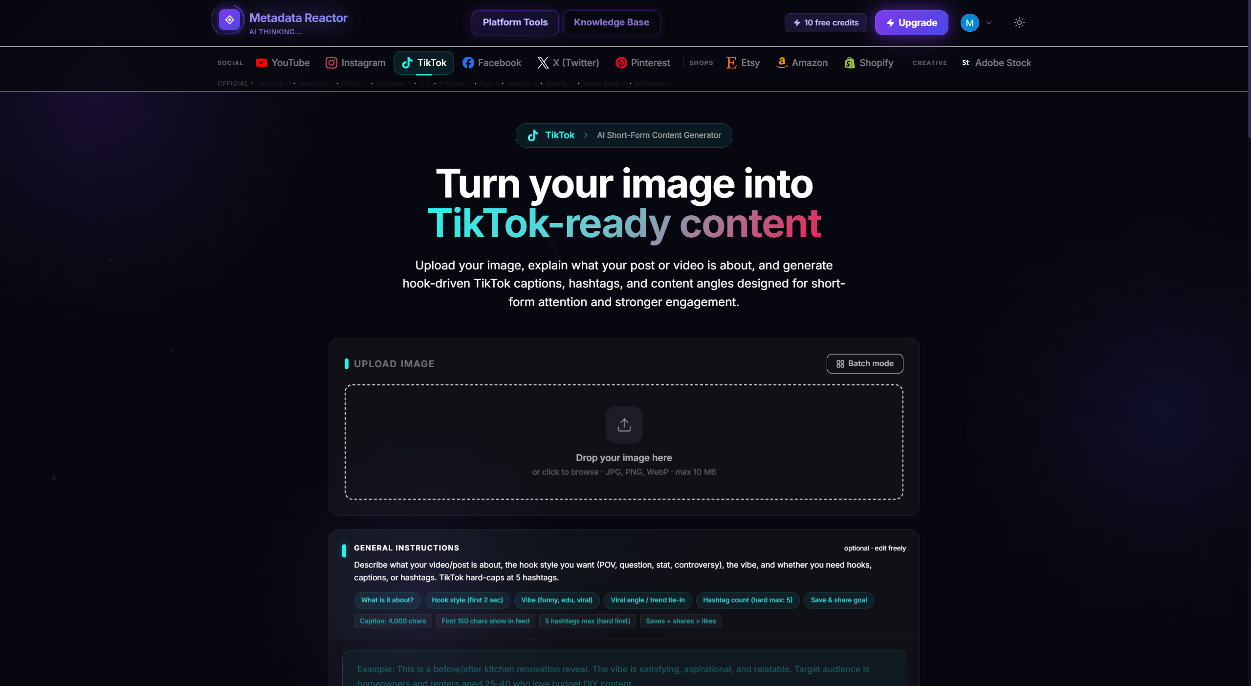 Metadata Reactor gallery image
