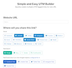Simple and Easy UTM Builder gallery image