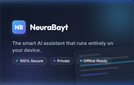 NeuraBayt Private On-Device AI Assistant gallery image