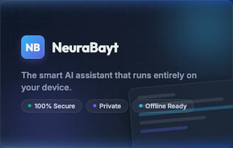 NeuraBayt Private On-Device AI Assistant screenshot 2