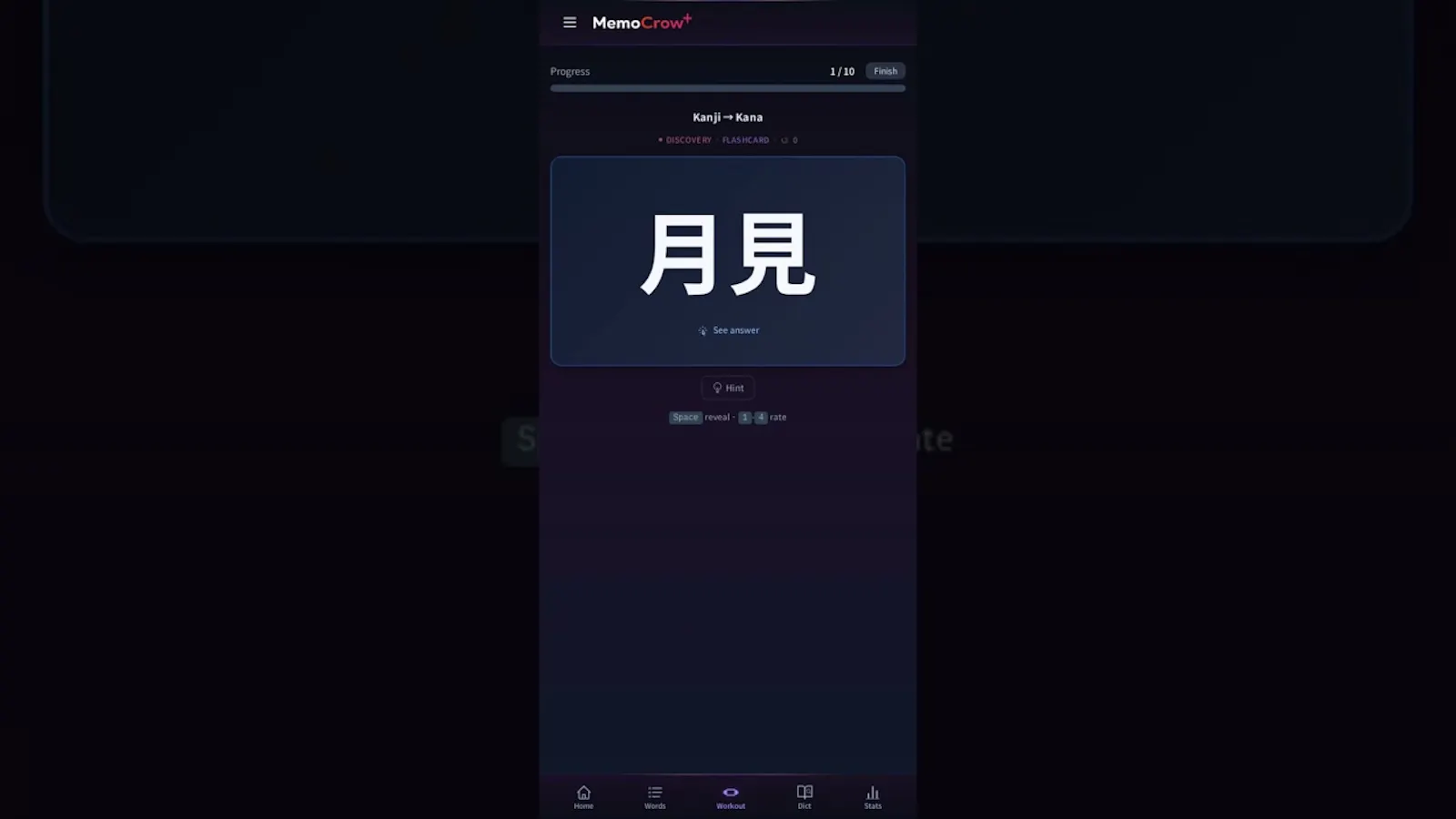 MemoCrow screenshot 1 (video preview)