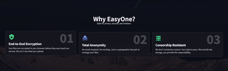EasyOne File Uploader screenshot 2