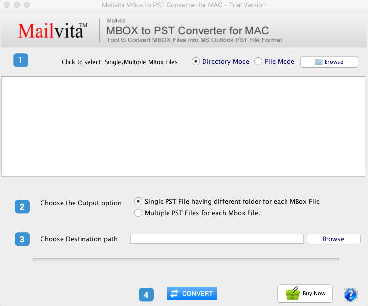 Mailvita MBOX to PST Converter For Mac gallery image