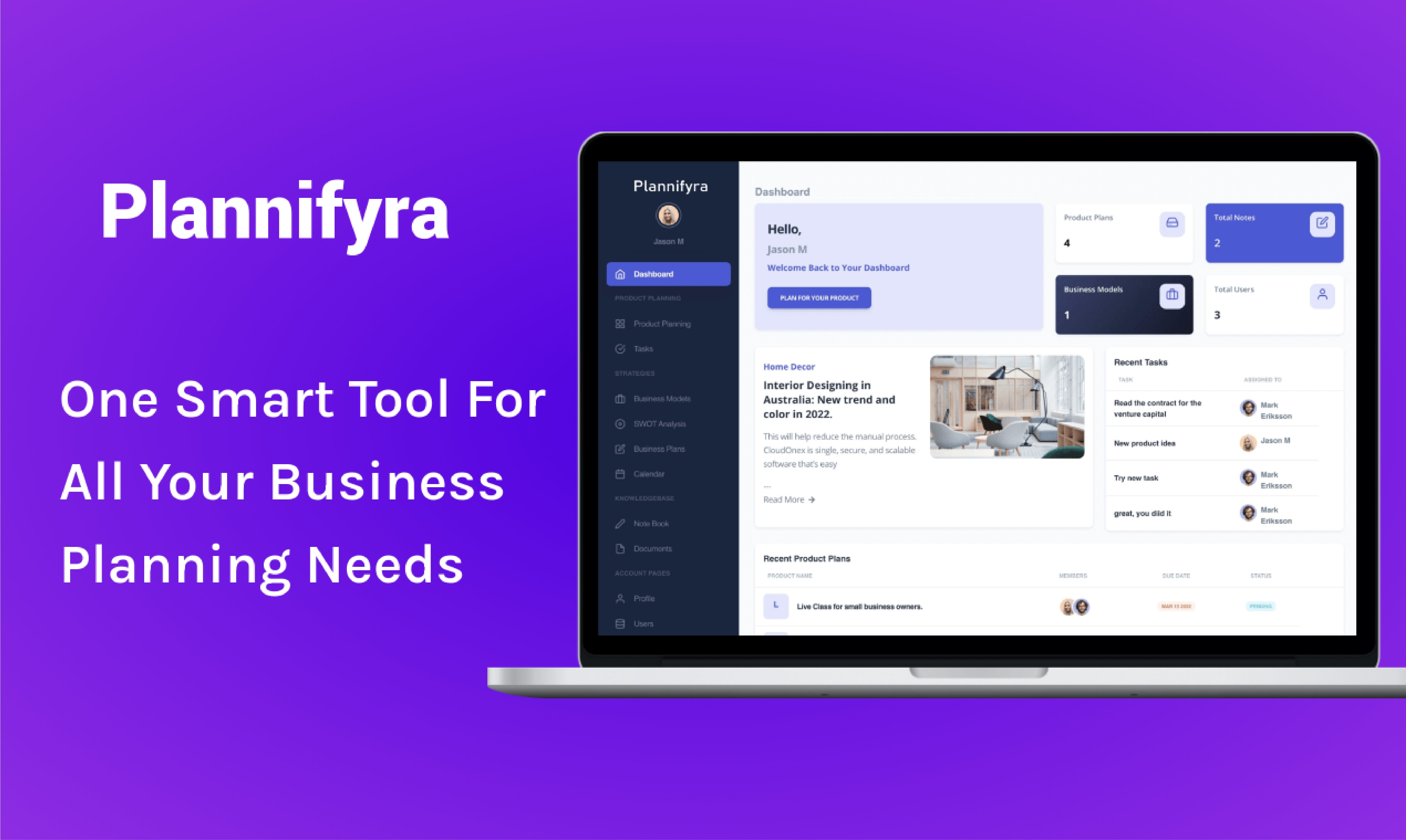 startuptile Plannifyra-One smart tool for all your business planning needs