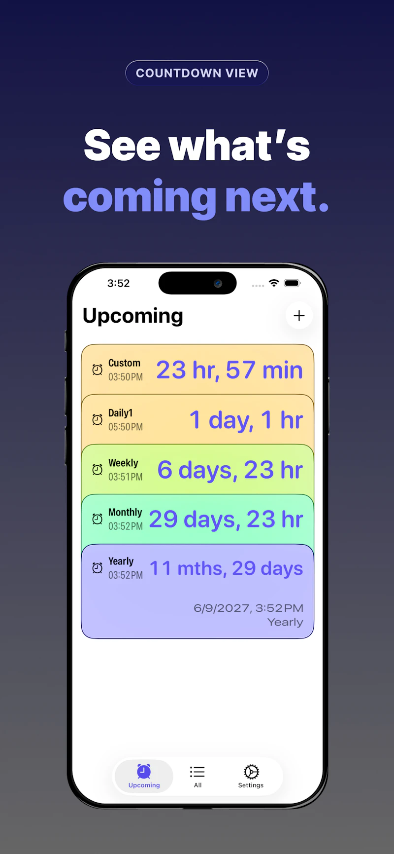 DintAlarm - Custom Alarm screenshot 1