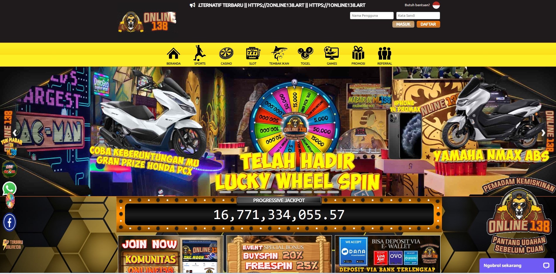 Online138 Situs Slot Gacor 2023