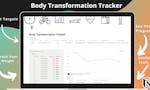Body Transformation Notion Tracker image