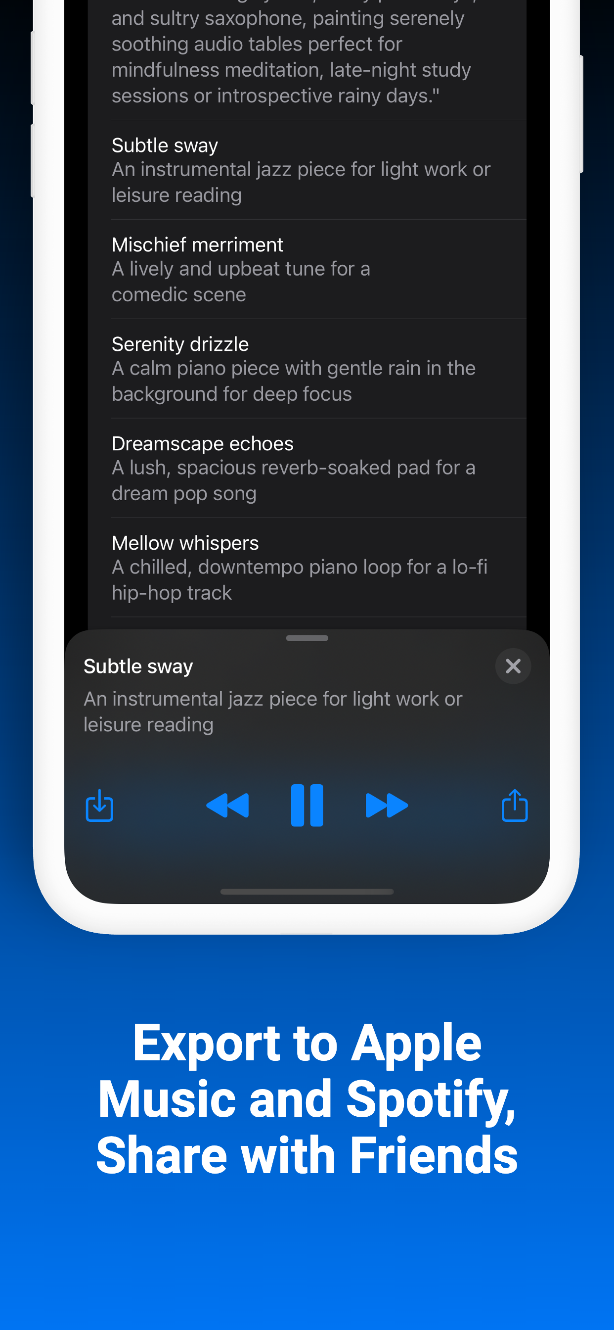 Songburst - Ай музыкальный генератор для iOS медиа 5