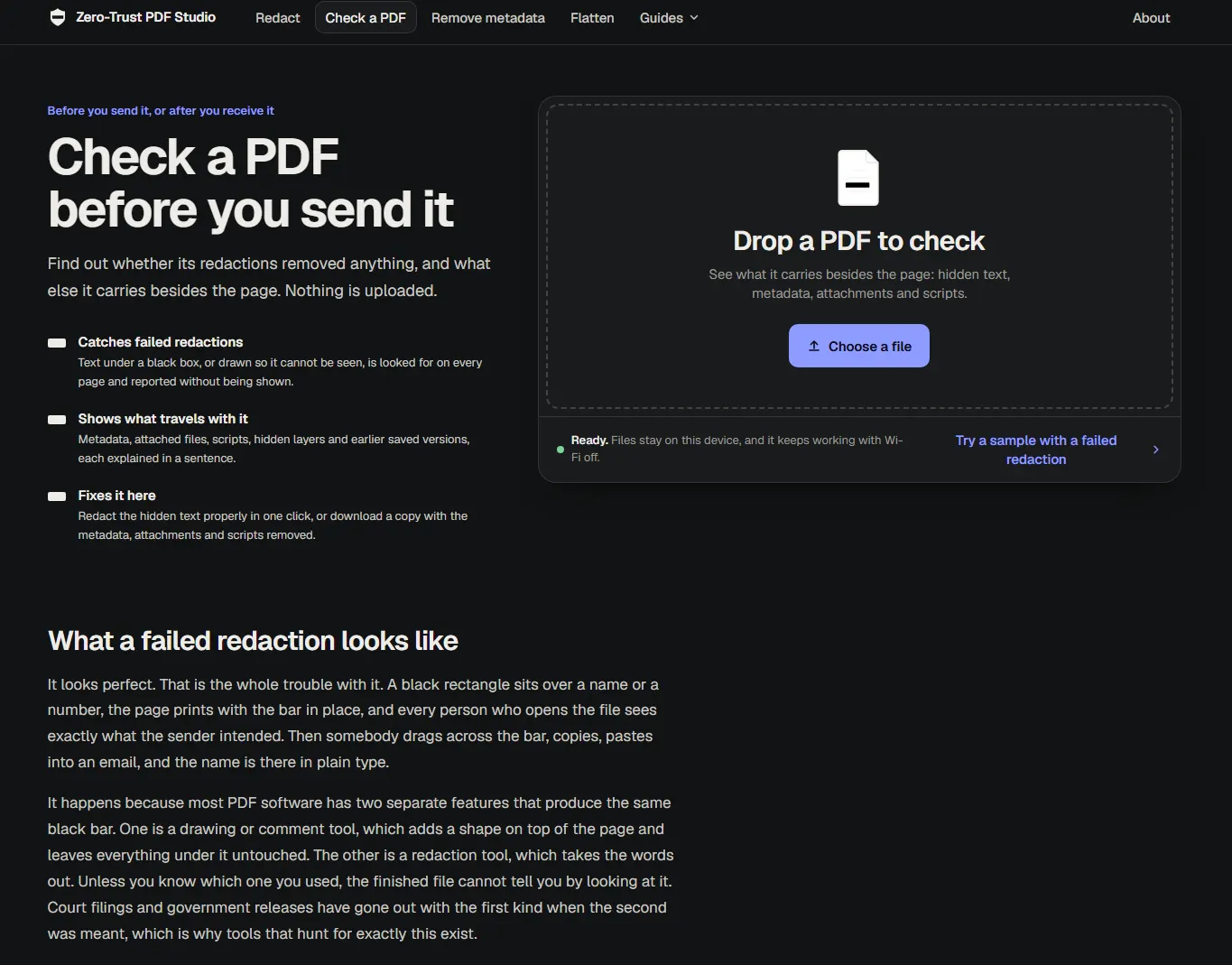 Zero-Trust PDF Studio gallery image