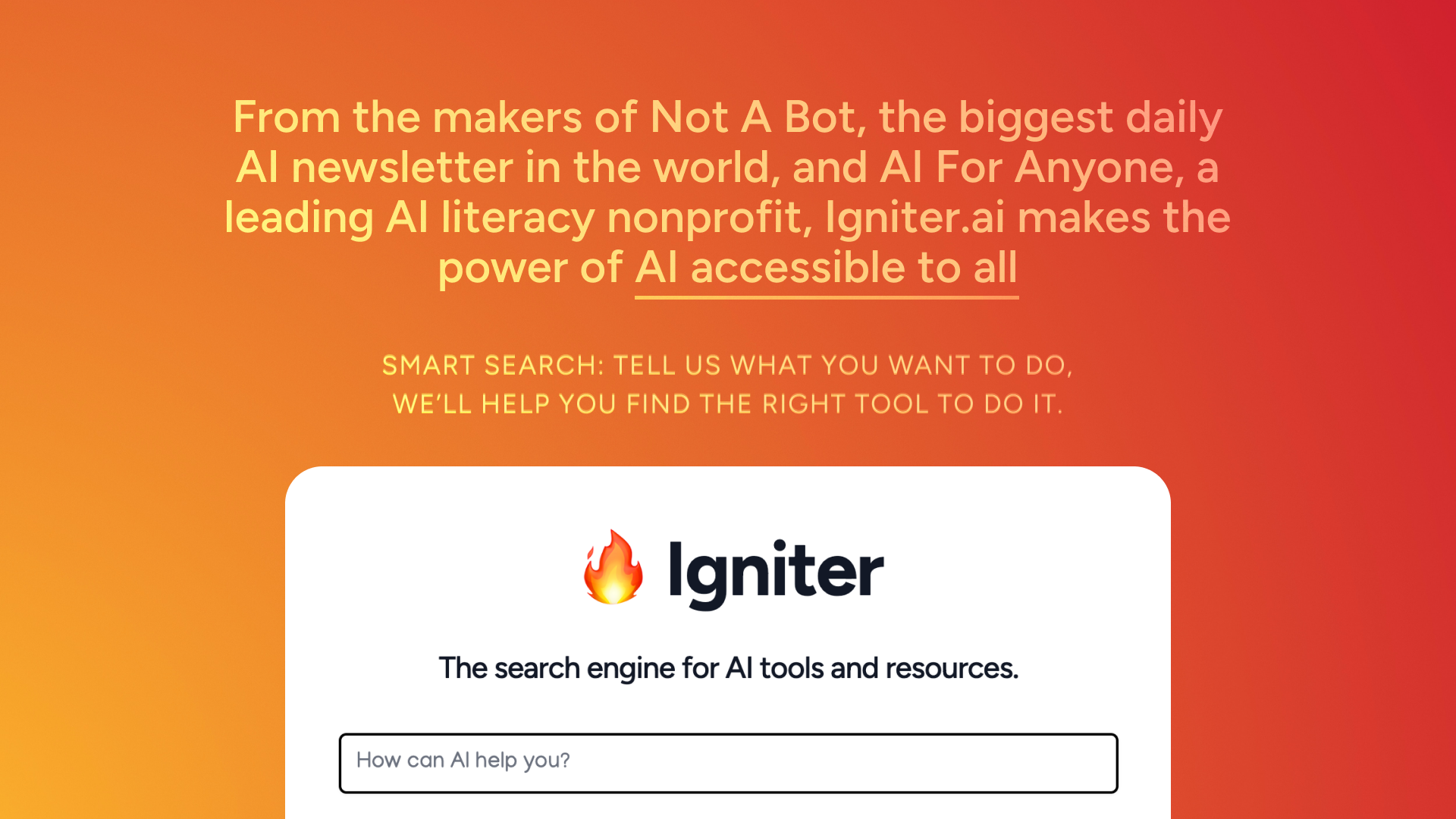 Media Igniter.ai - Cari alat AI terbaik untuk menyalakan aliran kerja anda 3