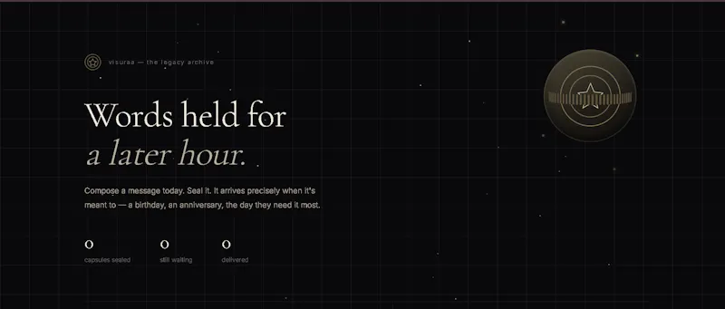 Visuraa — Sentimental Time Capsules screenshot 1